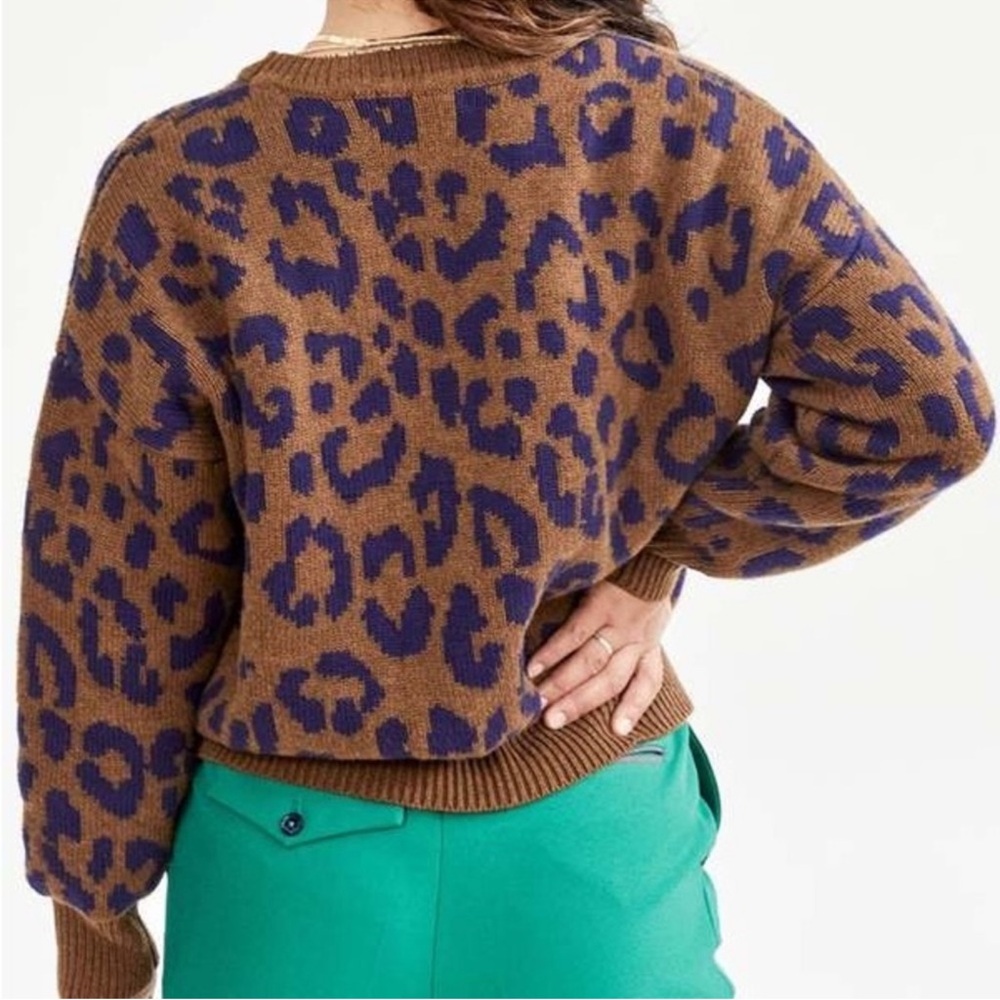 Clare V. Pablo Cat Sweater Leopard - Picture 3 of 9